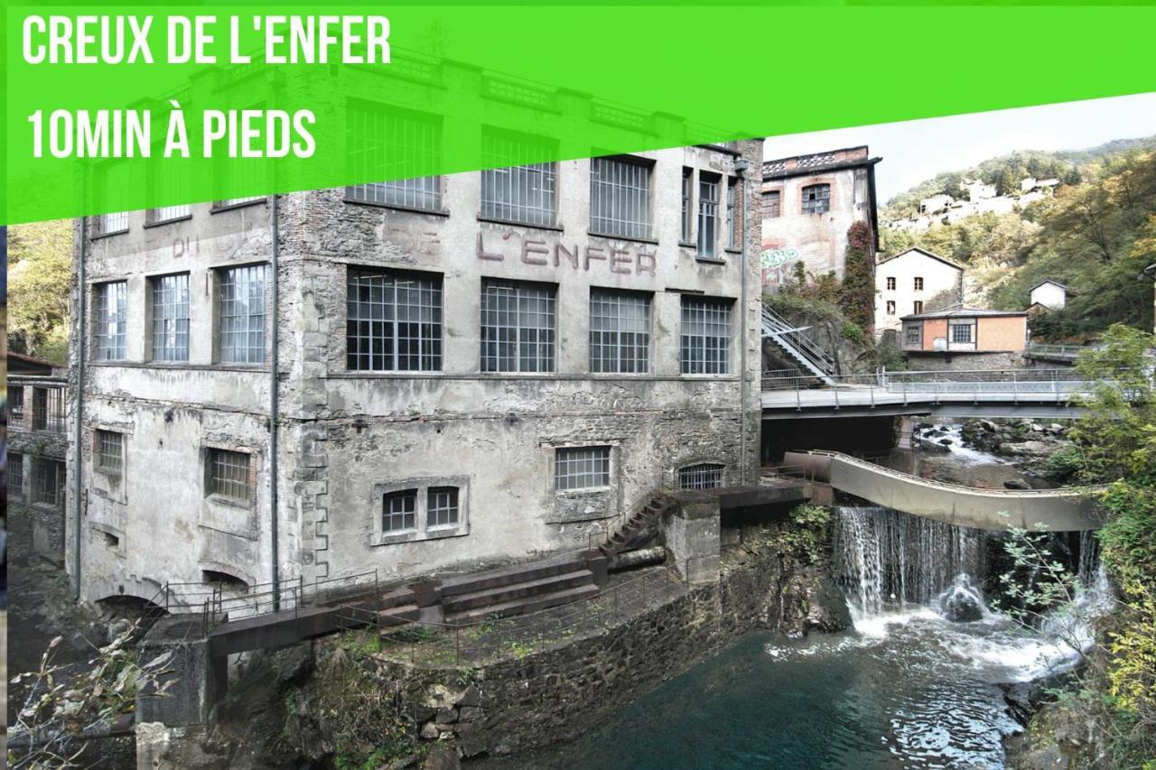 Le Double Pirou # 2 Appartements # Halte Auvergne Thiers Exterior foto